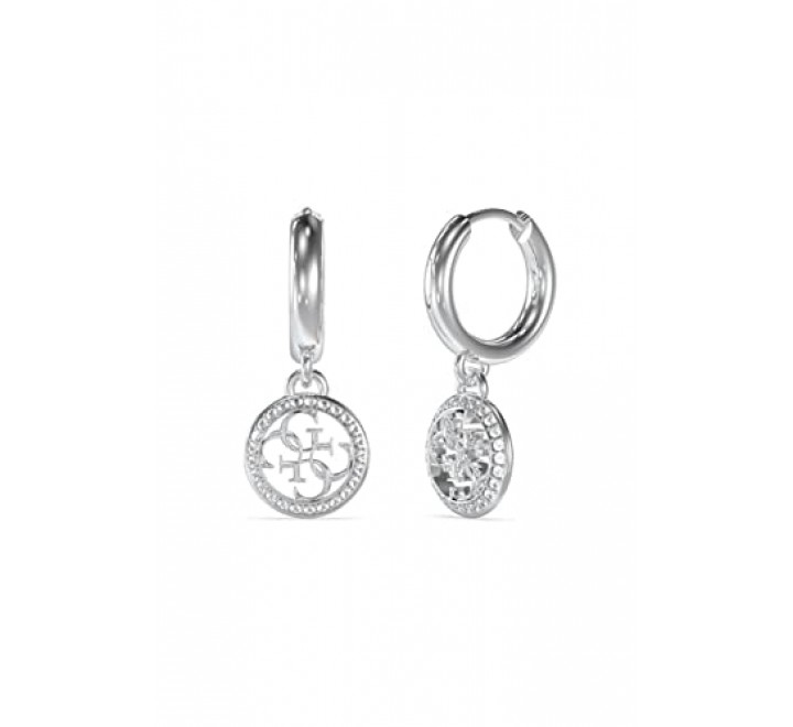 PENDIENTES GUESS ACERO ARO Y LOGO JUBE02135JWRHT-U