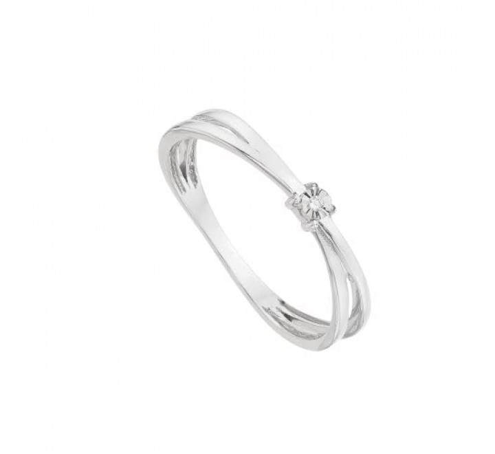 ANILLO ORO BLANCO DIAMANTE 1,30M ITEMPORALITY GRN-101-020-14