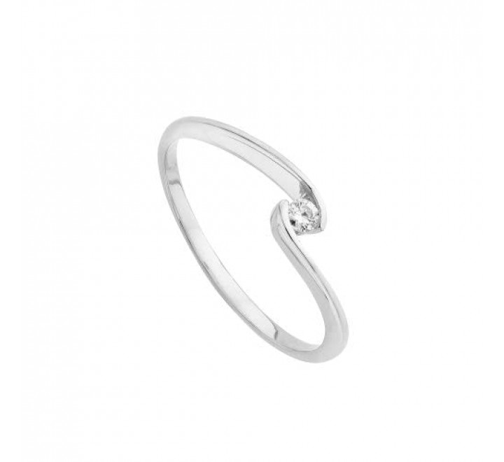 ANILLO ORO BLANCO DIAMANTE 2,35M ITEMPORALITY GRN-101-009-14