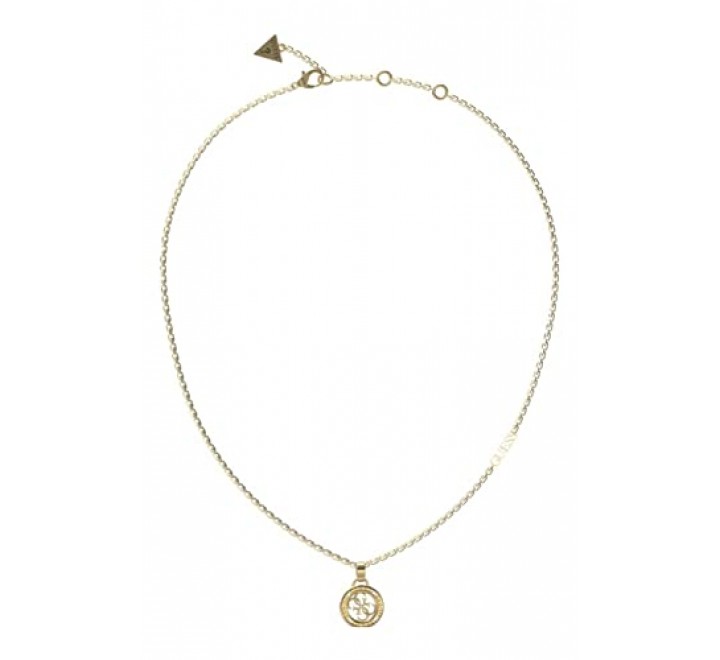 GARGANTILLA GUESS ACERO DORADO REDON LOGO JUBN02288JWYGBKT-U