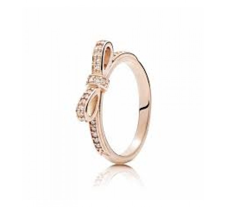 Anillo Pandora Rose Lazo Deslumbrante