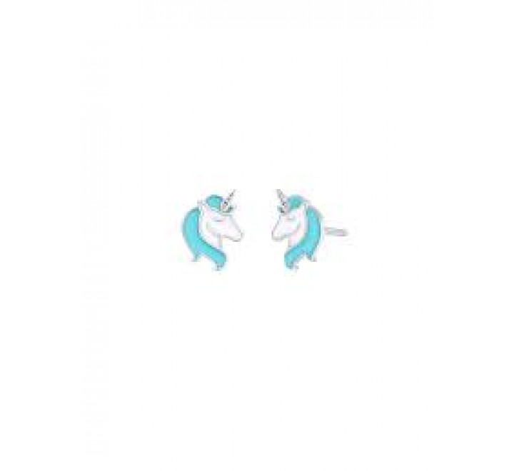 PENDIENTES MAREA PLATA UNICORNIO COLOR D02401/AM
