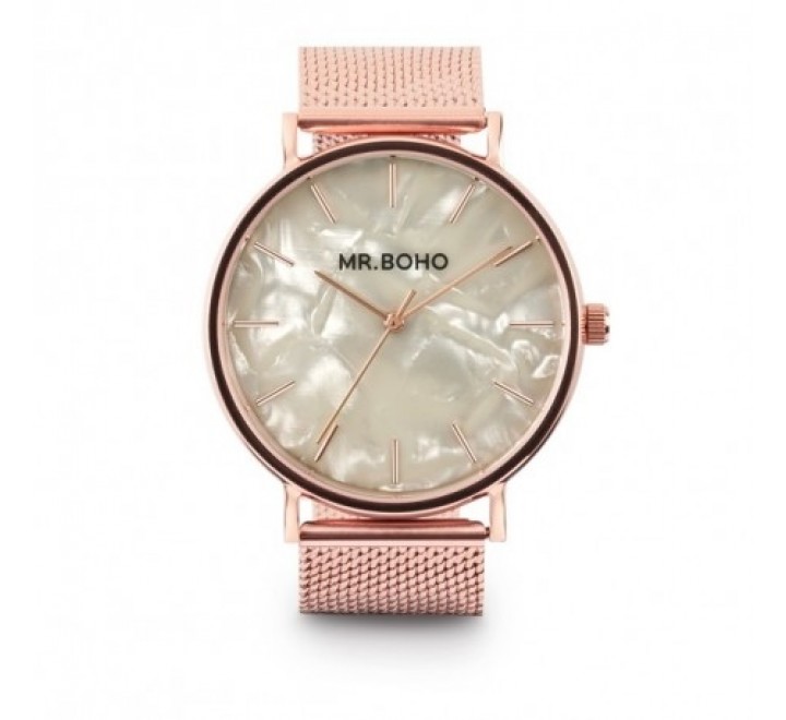 RELOJ MR BOHO CABALLERO ACERO ROSADO 00728798