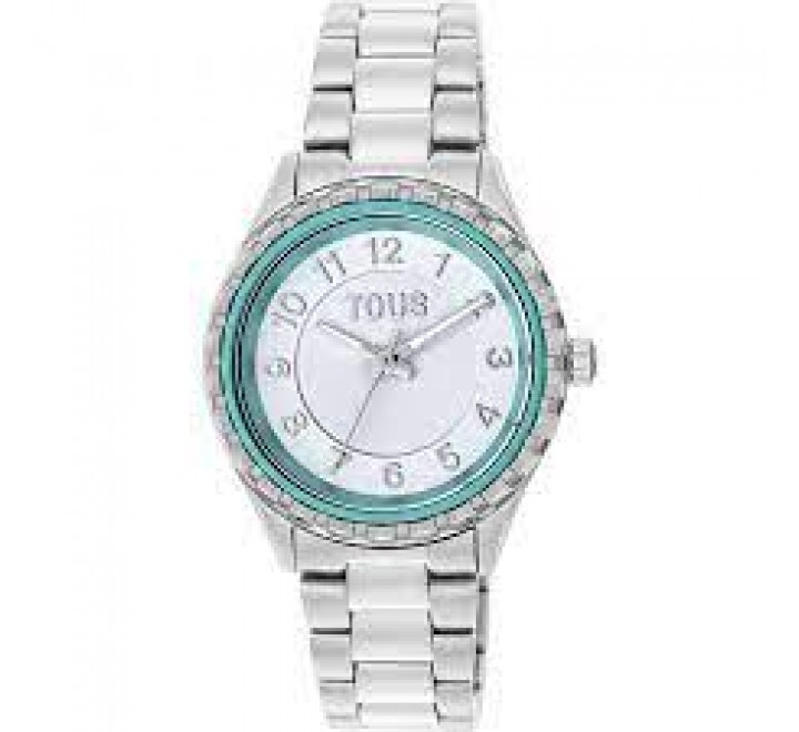 RELOJ TOUS NIÑA CAJA Y ARMIS ACERO BISEL VERDE 200351082