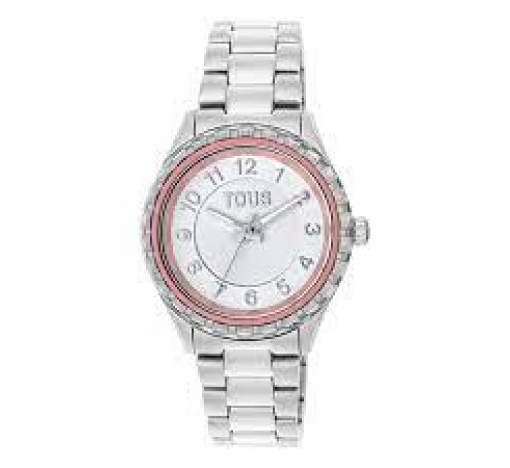 RELOJ  NIÑA CAJA Y ARMIS ACERO BISEL ROSA 200351080