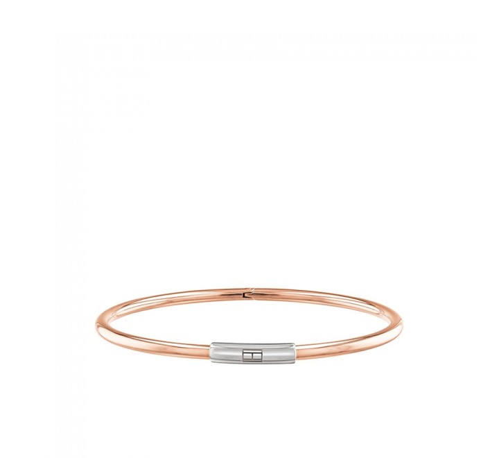 PULSERA TOMMY 2780248 ACERO CHAPADO ROSA