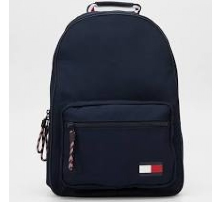 MOCHILA TOMMY HILFIGER AMOAM06488 XIH BURDEOS Y AZUL MARINO