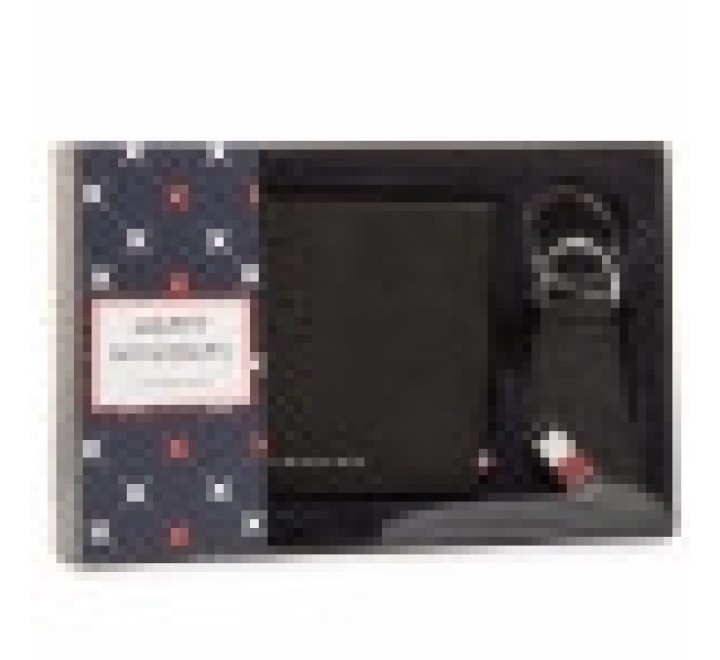 PACK TOMMY HILFIGER AM0AM06718 BDS CARTERA Y LLAVERO A JUEGO