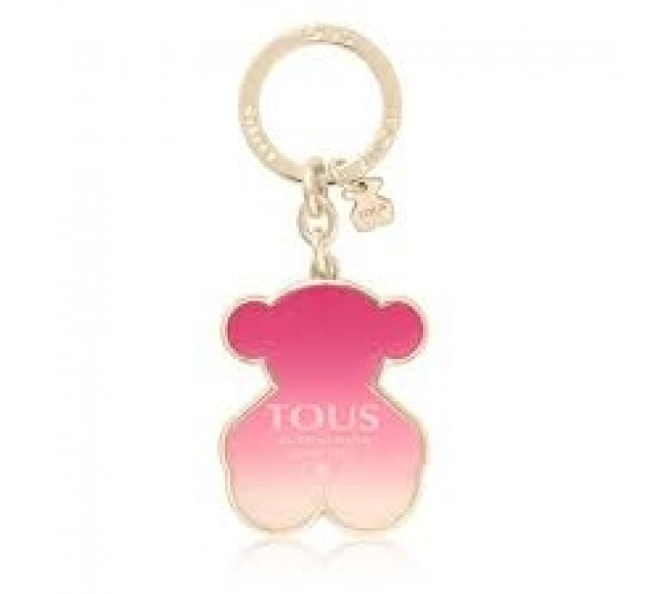 LLAVERO TOUS 095970849 OSO CRAFTED LOGO ROSA