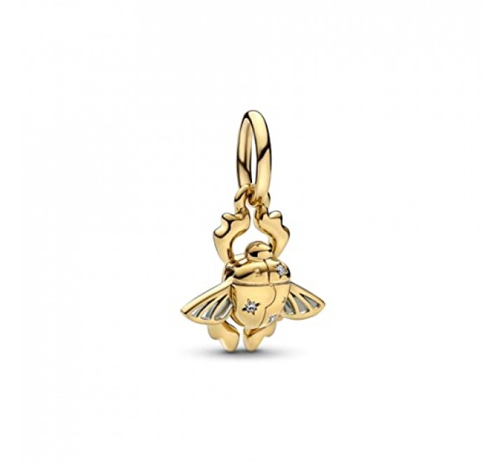 CHARM PANDORA PLATA DORADA ESCARABAJO ALADDIN 762345C01
