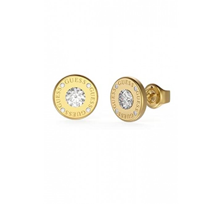 PENDIENTES GUESS ACERO DORADO CIRCONITA JUBE02160JWYGT-U