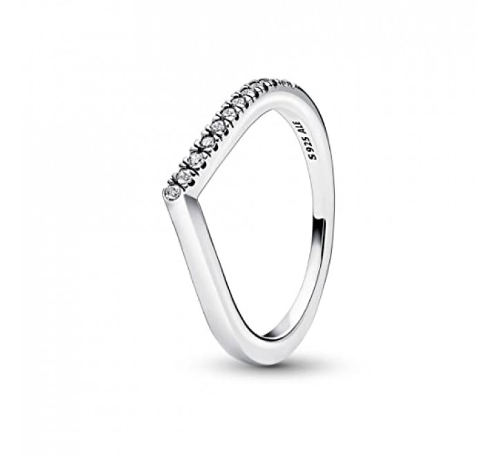 ANILLO PANDORA PLATA DESEO MITAD CIRCONITA N?14 192394C01-54