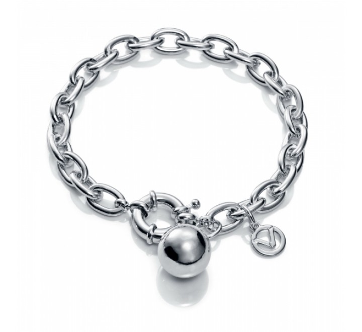 PULSERA VICEORY ACERO ESLABONES Y BOLITA 3197P11000