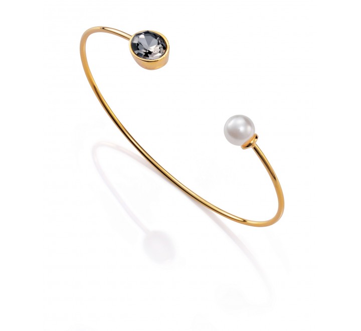 PULSERA VICEROY 3198P19012 DORADA CRISTAL Y PERLA SINTETICA