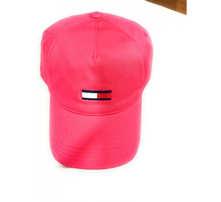 GORRA TOMMY HILFIGER ROSA FUCSIA Y LOGO AW0AW14594 TJN