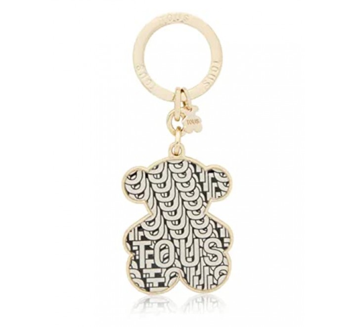 LLAVERO TOUS OSO REPEAT BLANCO-NEGRO 2001861801 395901650
