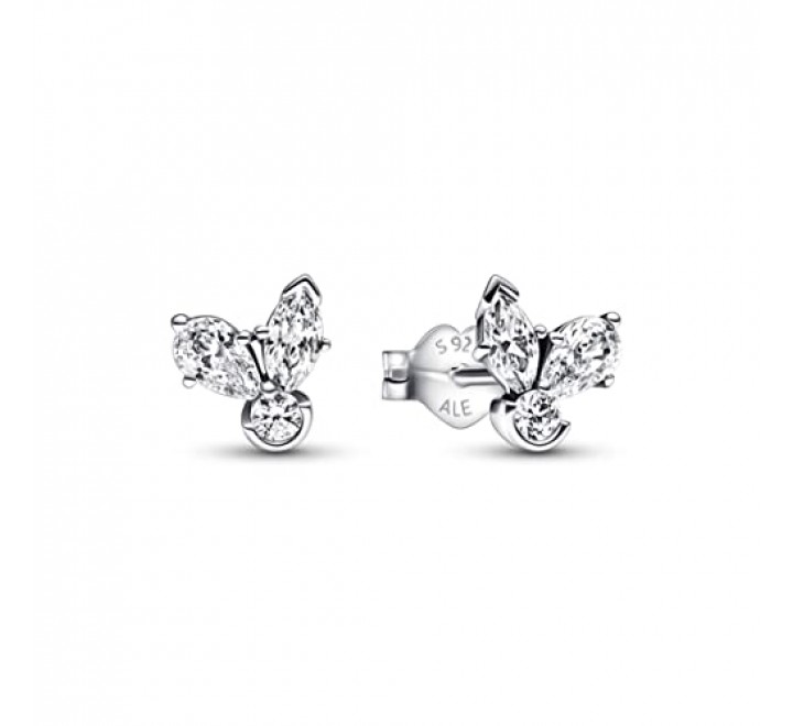 PENDIENTES PANDORA PLATA HERBARIO CIRCONITA 292406C01