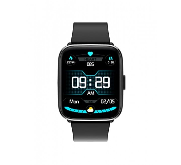 RELOJ RADIANT SMART CAJA CUADRADA SILICONA NEGRA RAS10601