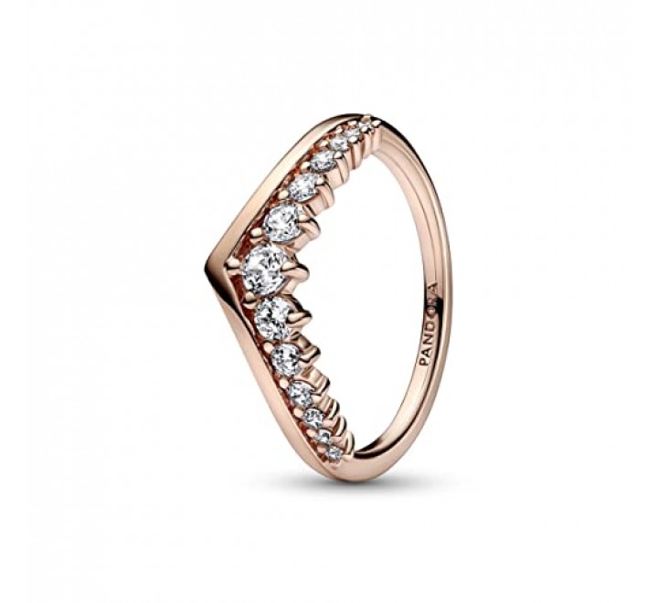 ANILLO PANDORA PLATA ROSADA CIRCONITAS N?12 182320C01-52