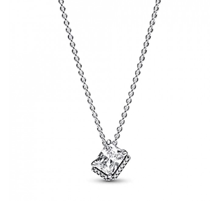 GARGANTILLA PANDORA PLATA CIRCONITA RECTANGULAR 392388C01-45