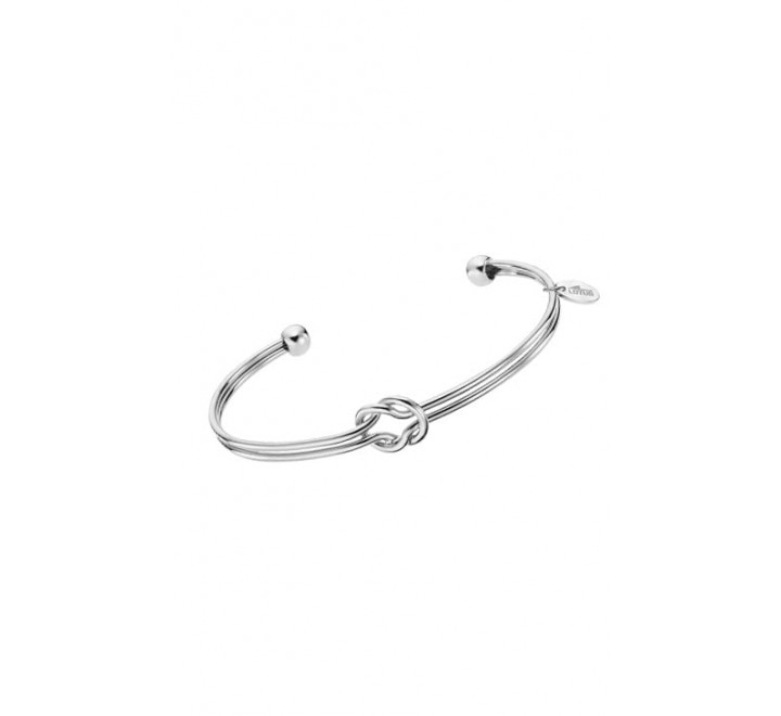 PULSERA LOTUS ACERO RIGIDA DOS BOLAS LS2247/2/1