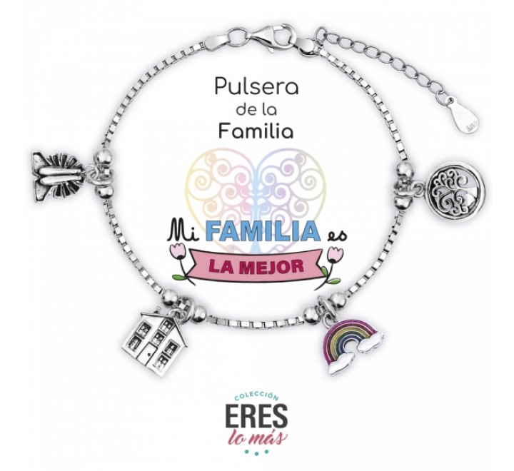 PULSERA PLATA FAMILIA CADENA VENECIANA 9110024