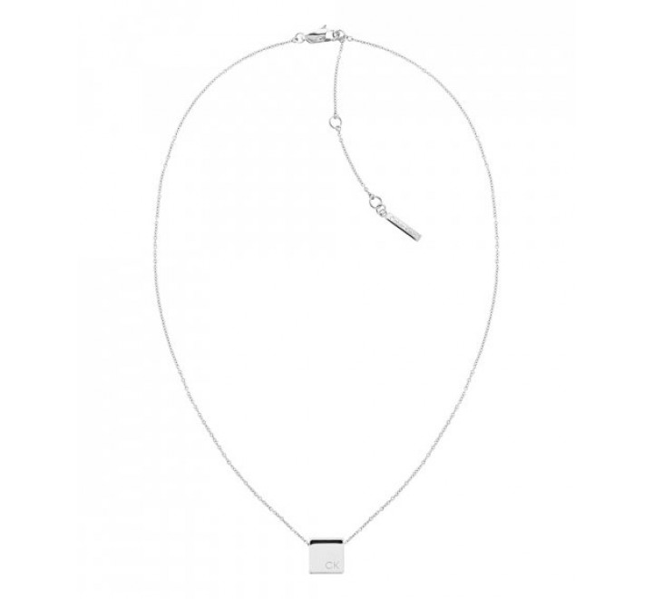GARGANTILLA CALVIN KLEIN ACERO MOTIVO CUADRADO 35000247