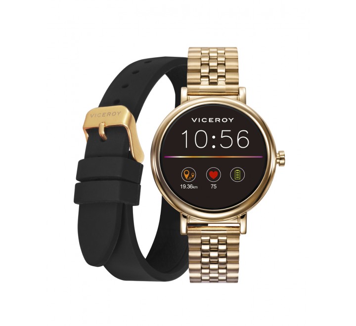 RELOJ VICEROY SMART ACERO DORADO Y CORREA REGALO 401144-90