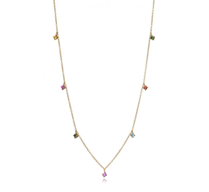 GARGANTILLA VICEROY PLATA DORADA CIRCONITAS 4096C100-49