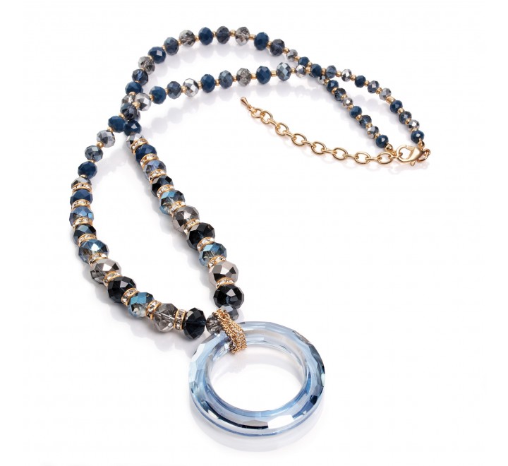 COLLAR VICEROY 41001C01013 DORADO Y CRISTAL