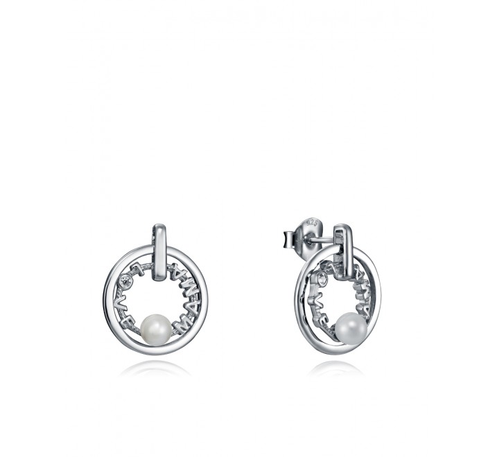PENDIENTES VICEROY PLATA MAMA CON PERLA 4127E000-68