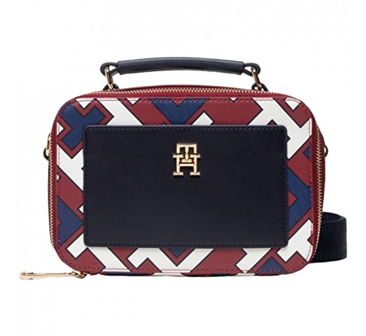 BANDOLERA TOMMY HILFIGER ESTAMPADA LOGO COLOR AW0AW13140 XJS