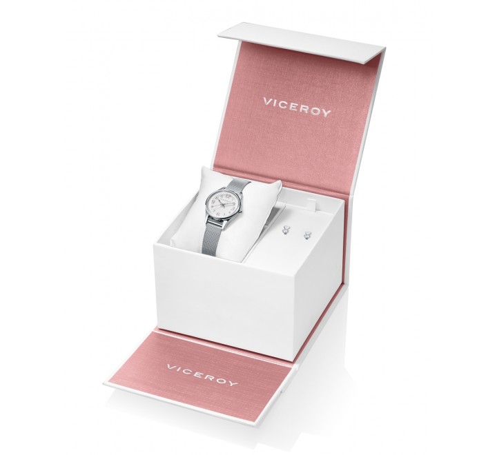 RELOJ PACK 42406-05 VICEROY NIñA ACERO