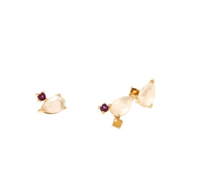 PENDIENTES PDPAOLA AR01-096-U PLATA CHAPADA