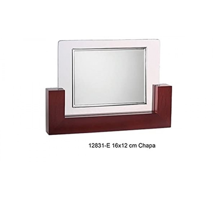 PLACA 12831/E ALUMINIO MADERA