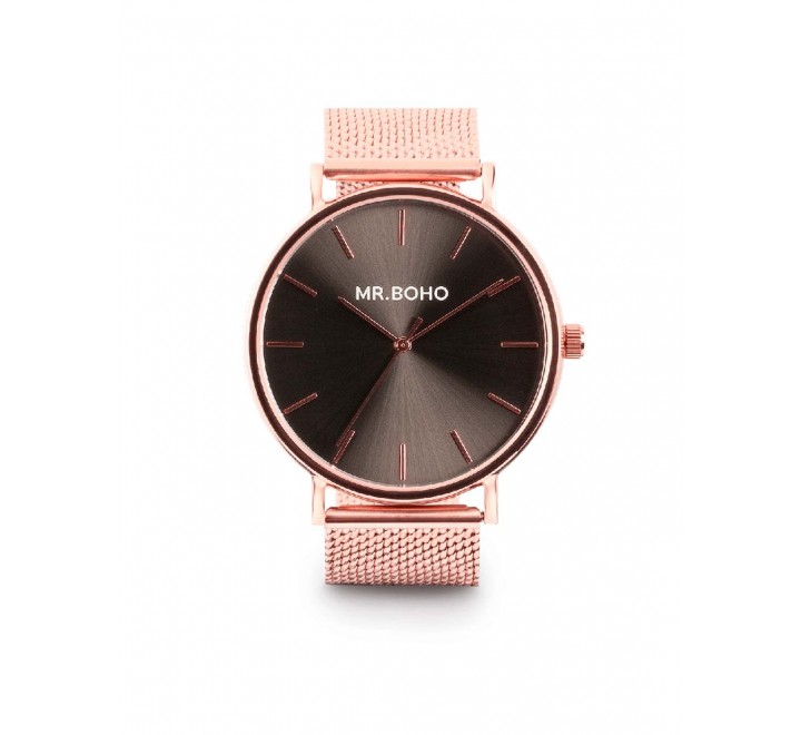 RELOJ MR BOHO 00728628 40 MLM ACERO ROSADO CABALLERO