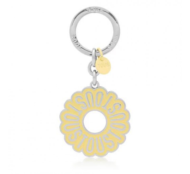 LLAVERO TOUS CIRCLE LOGO AMARILLO 2002127205
