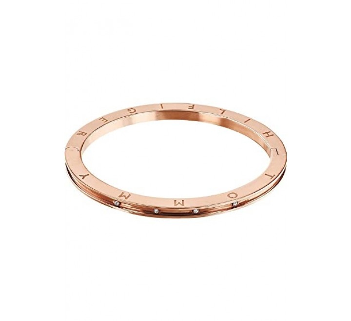 PULSERA TOMMY 2780204 ACERO CHAPADO ROSA