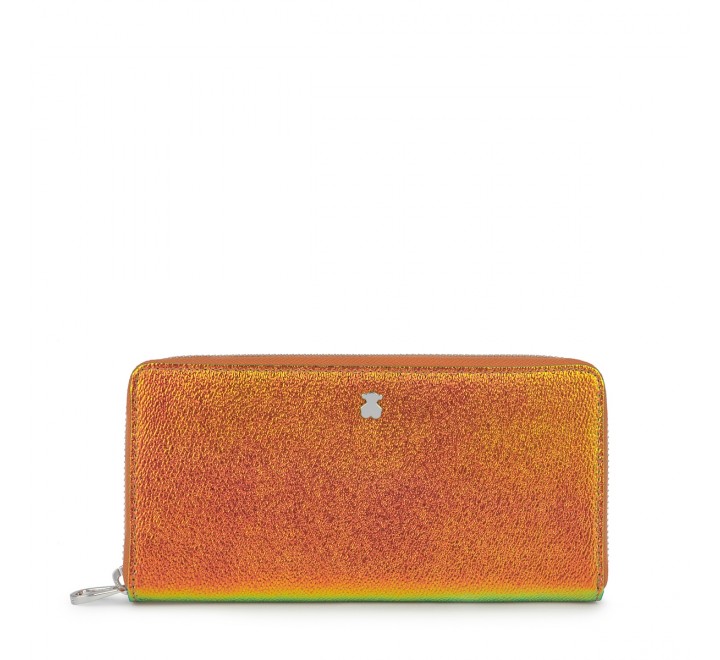 TOUS BILLETERA 095960326 DORP IRISCENTE NARANJA