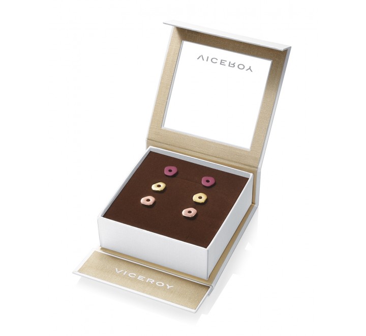 PACK PENDIENTES VICEROY 52003K09017 METAL TIPO BOTON