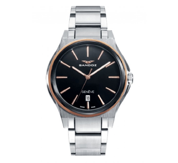 RELOJ SANDOZ 81483-57 CABALLERO ACERO ESFERA MARRON