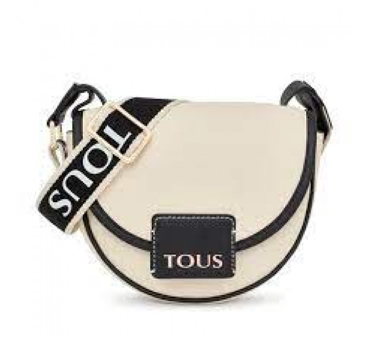 BANDOLERA S TOUS HALFMOON BEIGE-NEGRO 2001786901 295901541