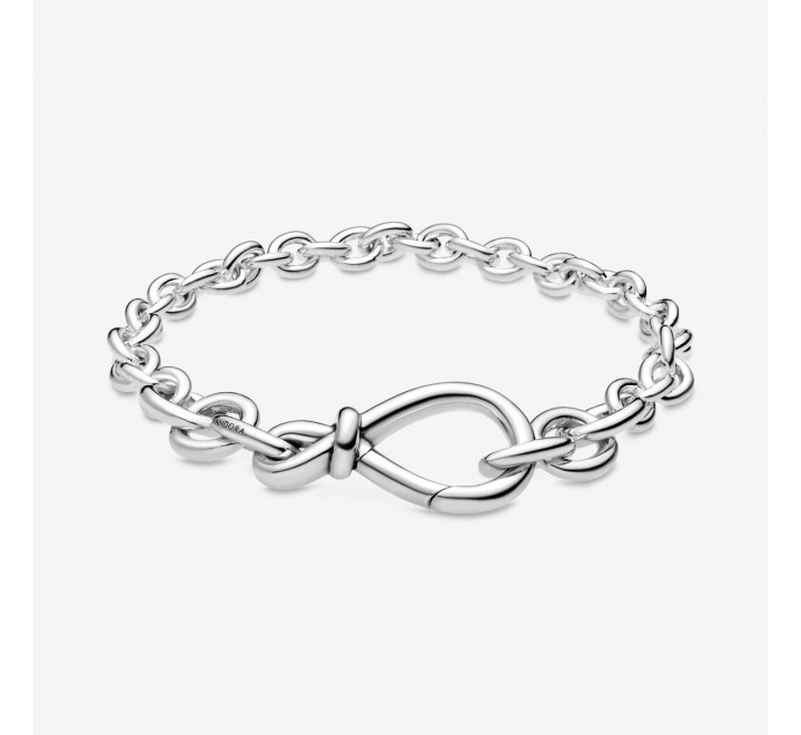 PULSERA PANDORA PLATA GRAN NUDO INFINITO 598911C00-18