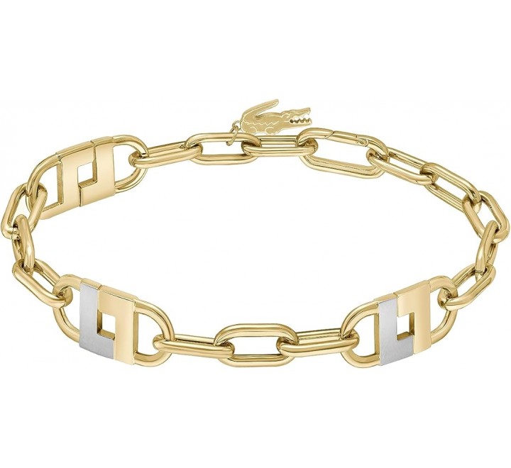PULSERA LACOSTE ACERO DORADO 2040162