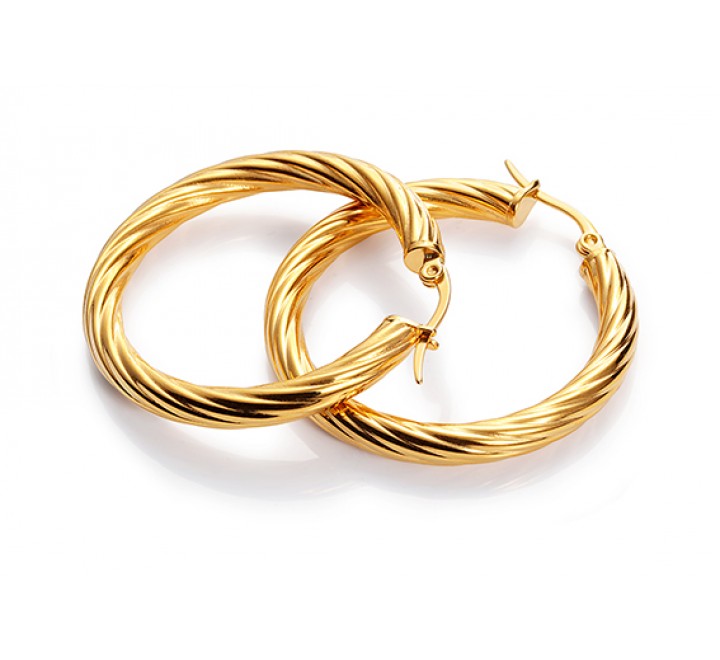 PENDIENTES VICEROY ACERO DORADO AROS 6361E19012