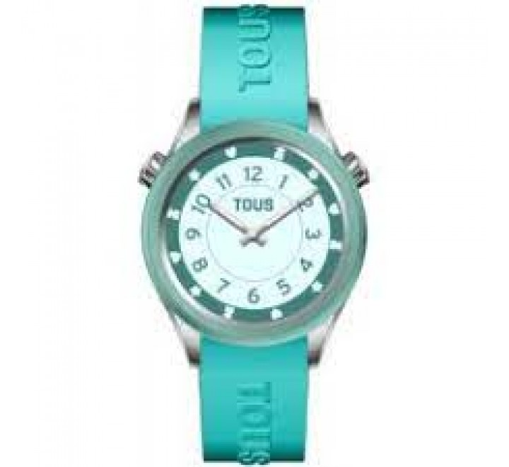 RELOJ TOUS NI?A CAJA Y CORREA SILICONA VERDE 200358053