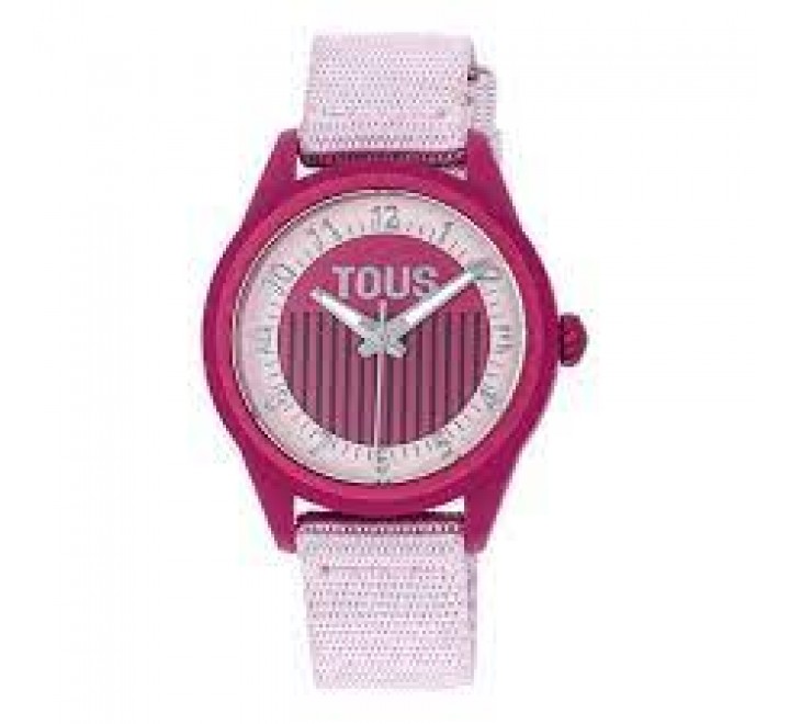 RELOJ TOUS NIÑA CAJA FUCSIA CORREA ROSA 200351086