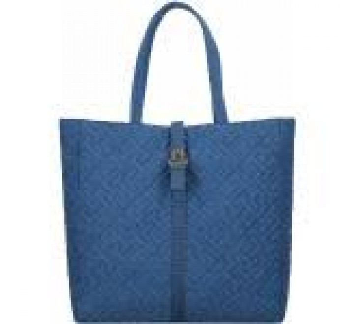 BOLSO TOMMY HILFIGER AZUL LOGO DORADO AW0AW14495 DBX