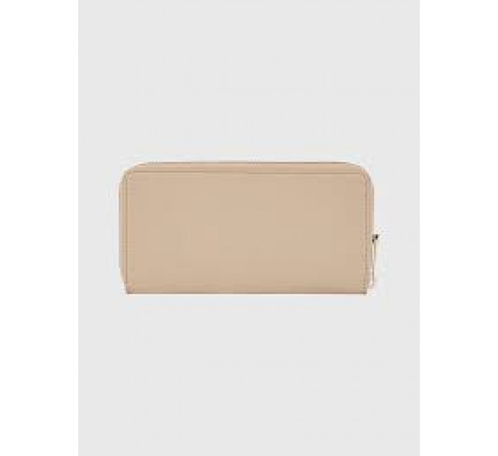 BILLETERA TOMMY HILFIGER BEIGE LOGO BEIGE AW0AW14653 AEG