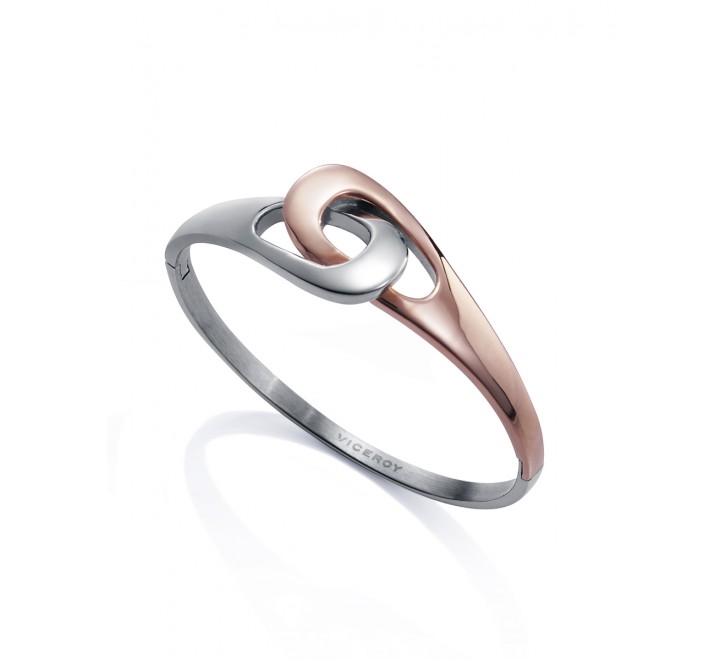 PULSERA VICEROY 75045P01019 ACERO BITONO ENTRELAZADO